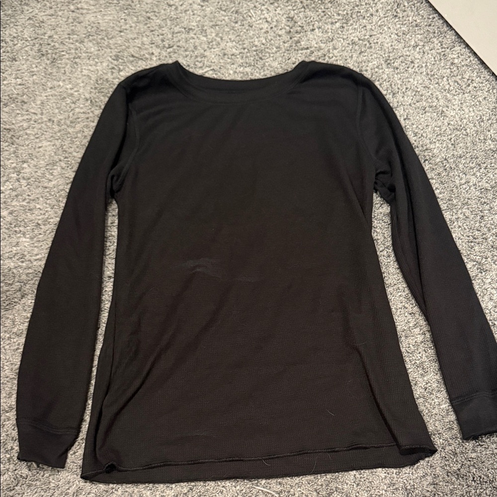 Fruit of the Loom Black Long Sleeve Tee